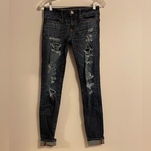 American Eagle Ripped Womens Jeans